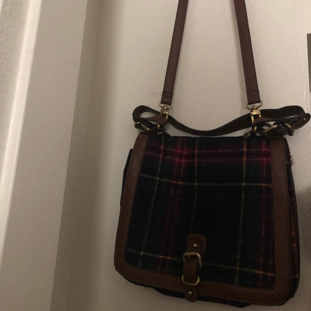 Plaid purse